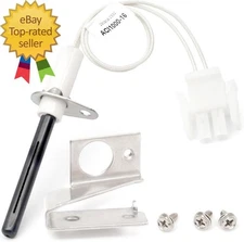 Upgraded 903110 903110A Furnace Hot Surface Ignitors 632504 with Plug, round Sil