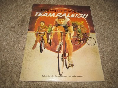 1978 Team Raleigh Bicycles Catalog - Ride With The Winner