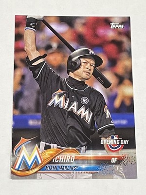 2018 Topps Opening Day Baseball #61 - Ichiro - Miami Marlins