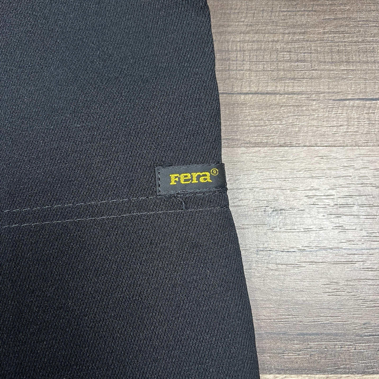 VTG FERA Ski Snowboard Wool Blend Pants Flare Legs Stirrups Black Size 30S