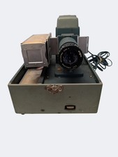 Argus 300 Automatic Slide Projector w/ 2 Slide Magazines Case Kodachrome Slides