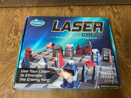 Thinkfun Laser Chess The Beam Directing Strategy Game 2 Player. Complete / Works - Afbeelding 1 van 8