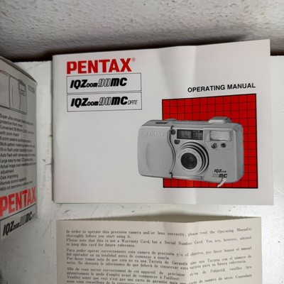 Pentax IQZoom 90MC 35mm Point & Shoot Film Camera for sale online