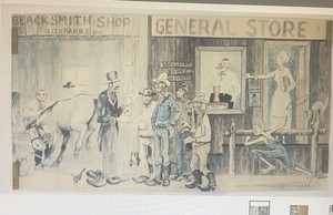 Lex Graham “General Store” Advertising original  vintage (not prfect condition)