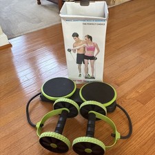 Abdominal Muscle Double Wheel AB Roller Home Fitness Exercise Workout Twister