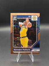 Ben Mathurin /125 SP Bronze Velocity - Pacers Clippers - 2024-25 Donruss Optic