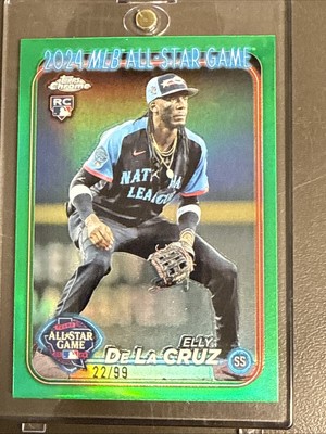 2024 Topps Elly De La Cruz #ASGC-44 All-Star Game RC Green Refractor /99 Reds