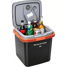 26L/27QT Portable Car Cooler Warmer, 12V Electric Refrigerator with AC/DC Power