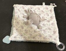 Dreamgro Elephant Activity Blankie Lovey Plush Security Blanket 14" Rattle