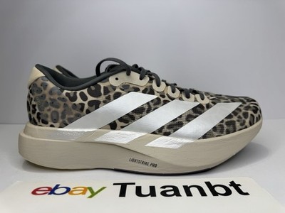 BRAND NEW Adidas Adizero EVO SL Women's Running Shoes Leopard Animal KI3948