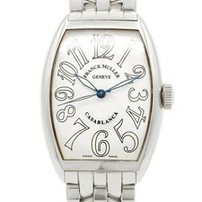 FRANCK MULLER Casablanca 5850 White Stainless Men's White Wristwatches Swiss