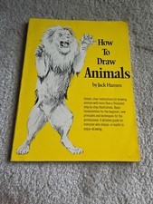 How to Draw Animals by Jack Hamm Paperback Art Book Perigee 1982