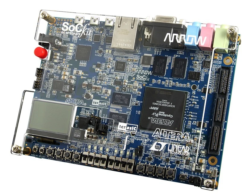 Altera Cyclone V Terasic SoCKit Rev. D 110k LE 1GB + 1GB RAM Evaluation Board - Bild 2 von 2