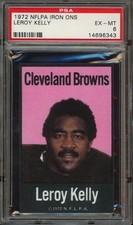 1972 NFLPA Iron Ons Leroy Kelly *PSA 6 (EX-MT) *Cleveland Browns *HOF