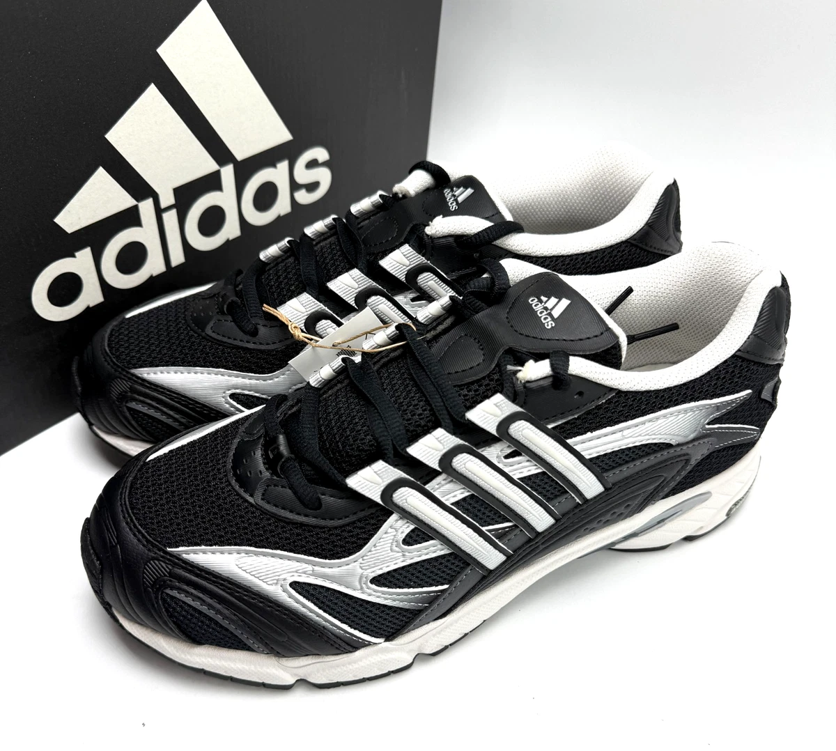 Adidas Originals Temper Run 2.0 Core Black Ivory Wonder Beige JH7143 Men Size 13 9 Mens ADIDAS TEMPER RUN 2 JH7143 Black/Grey/Grey Shoes | eBay main image 4