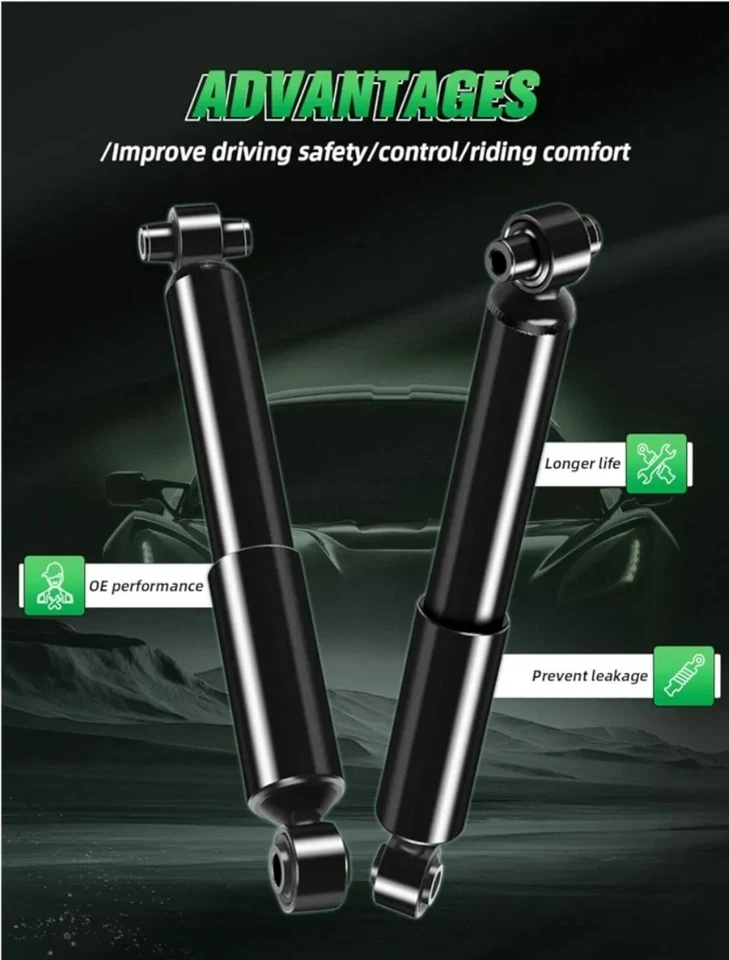 Rear Pair (2) Shock Absorber Compatible with Mazda MPV 2000 2001 2002 2003 NEW - Image 3 of 4