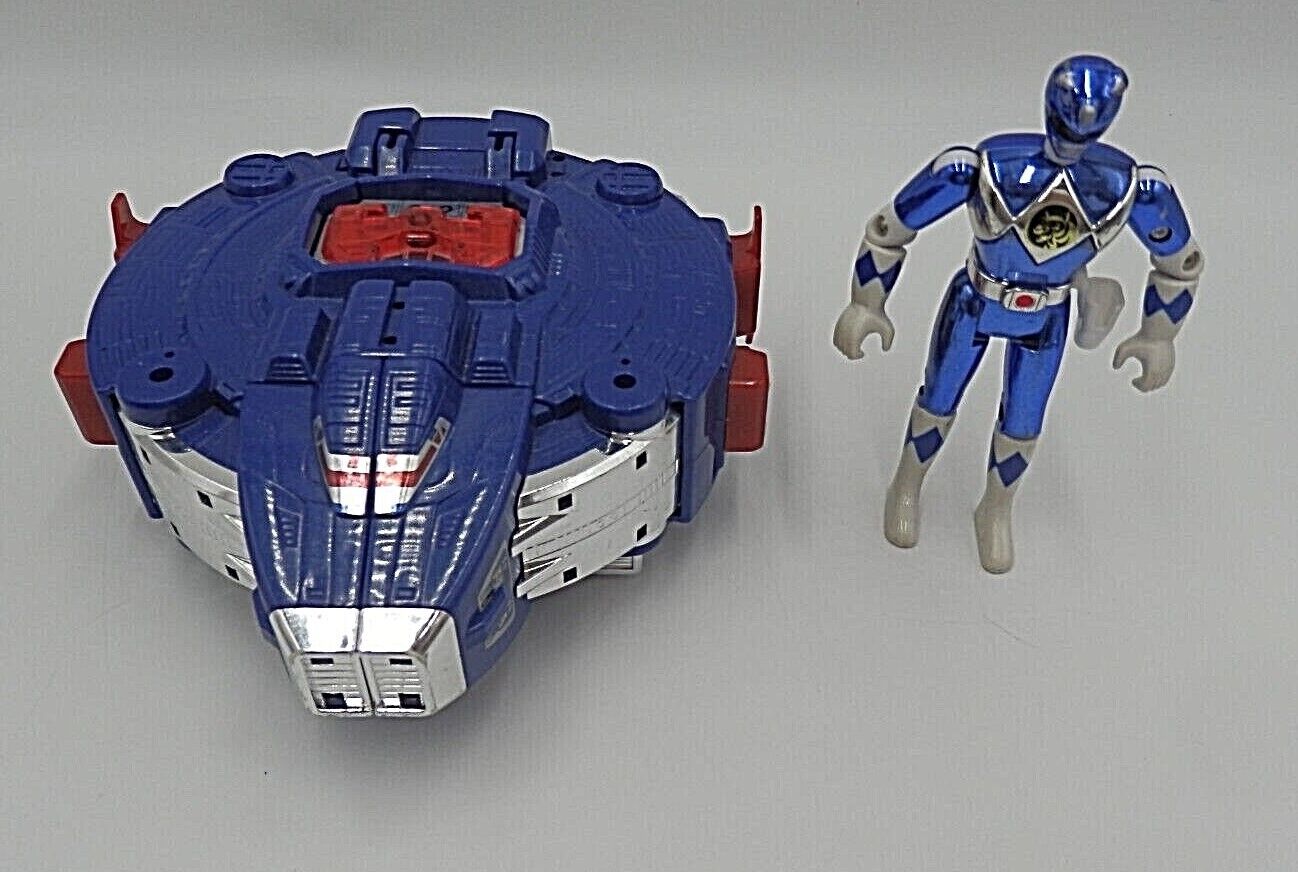 Power Rangers Bandai Lot; 1997 Space Astro Ship, 1995 Blue Ranger