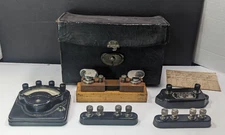 VINTAGE WESTON ELECTRIC MODEL 280 VOLT AMMETER KIT W/ CURRENT SHUNTS RESISTOR