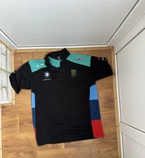 BMW Motorrad Motorsports Shirt Mens  3XL Blue Short Sleeve Racing