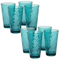 Certified International Teal Diamond Acrylic 20-ounce Ice Tea Glass (pack Of 8) on sale Certified International Teal Diamond Acrylic 20-ounce Ice Tea Glass (pack Of 8) on sale