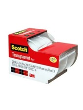 Scotch 3/4" x 250" Transparent Tape - 2 Rolls 2157SS 2 Pack  4 Dispensers