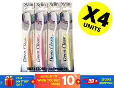 Xylin Deep Clean Toothbrushes Nano Silver Bristle Bacteria Free  4 pcs 