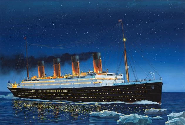 Modellauto Schiff Zum Montieren Model Kit Bausatz Revell R.S.M. TITANIC KIT 1... - Bild 1 von 1