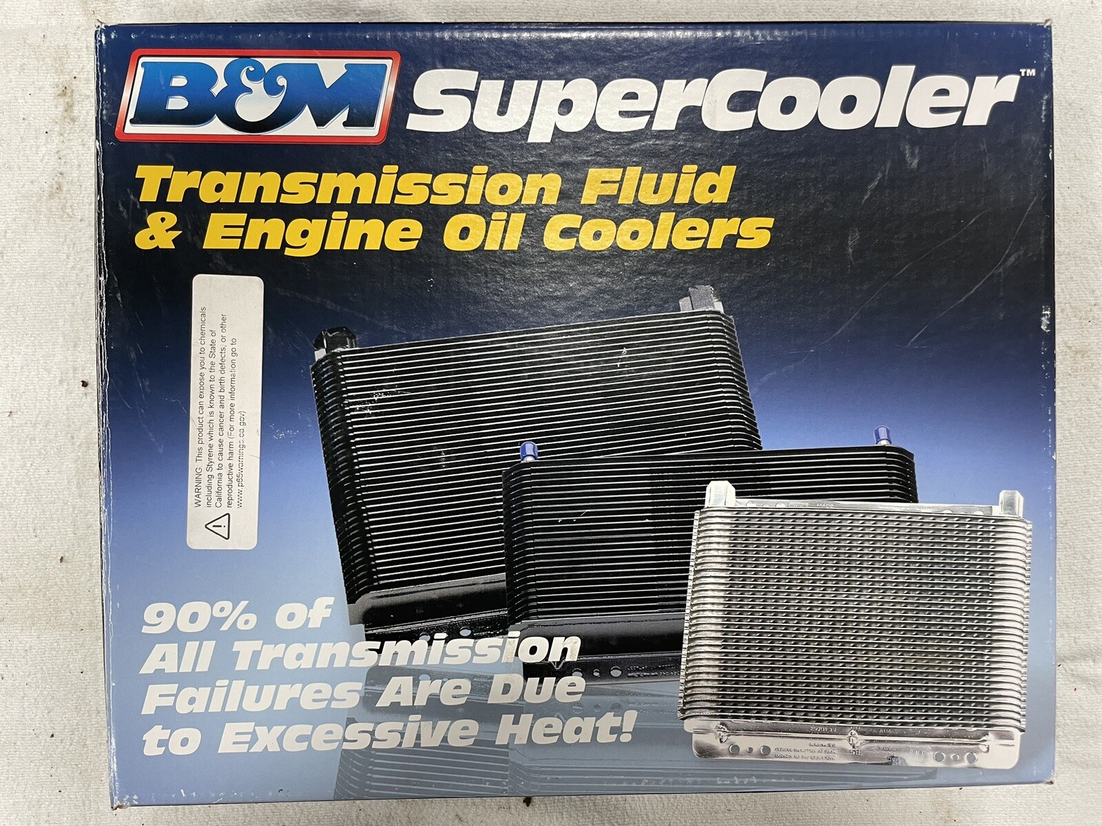 B&M 70255 SuperCooler Automatic Transmission Oil Cooler Nice! TH350