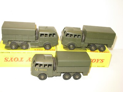 DINKY TOYS berliet 6X6 jante creuses, militaire version 4 sans ref. p