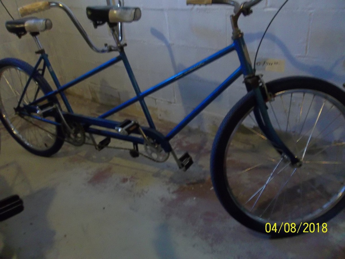 Vintage SCHWINN Single speed Tandem Bicycle Early W/new parts