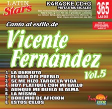 Karaoke Latin Stars 365 Vicente Fernandez Vol.5