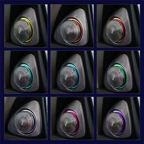 64 Colors Car Tweeters for Mercedes-Benz E Class W213 Rotating Speaker Ambient - Picture 18 of 23