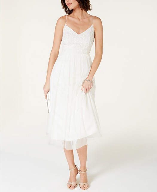 adrianna papell midi dress