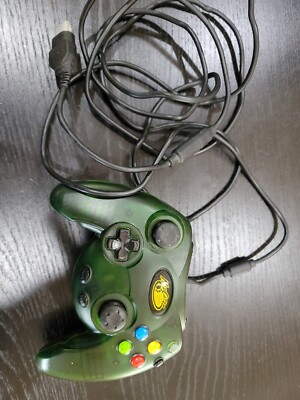  Xbox 2003 Microseft Mad Catz Green Translucent 4516 Controller With Breakaway