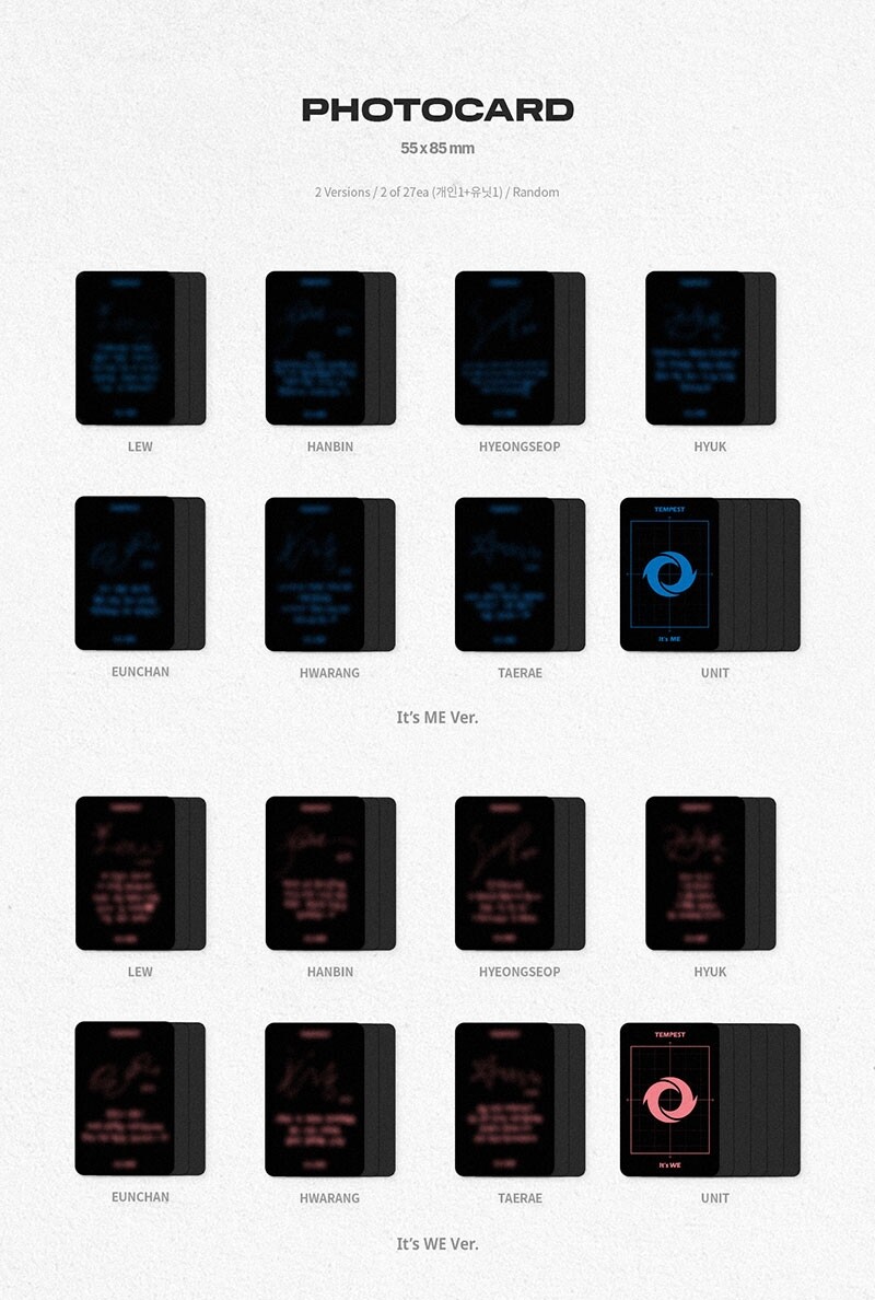 1P] TEMPEST - 1st Mini Album [It's ME, It's WE] Photo Book K-Pop