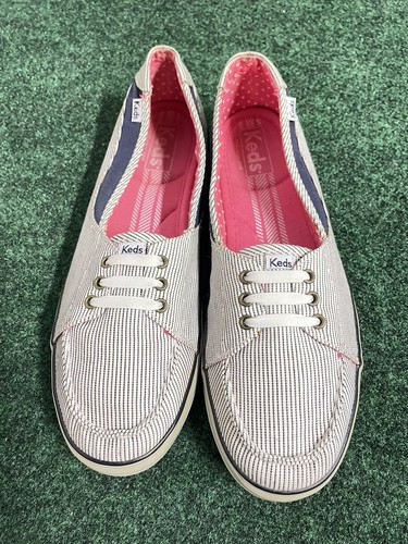 KEDS BEACON WF46596 Blue White Canvas 