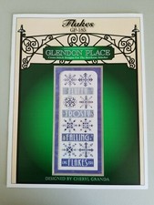 Glendon Place  FLAKES  Fluffy-Frosty-Falling Counted Cross Stitch Pattern