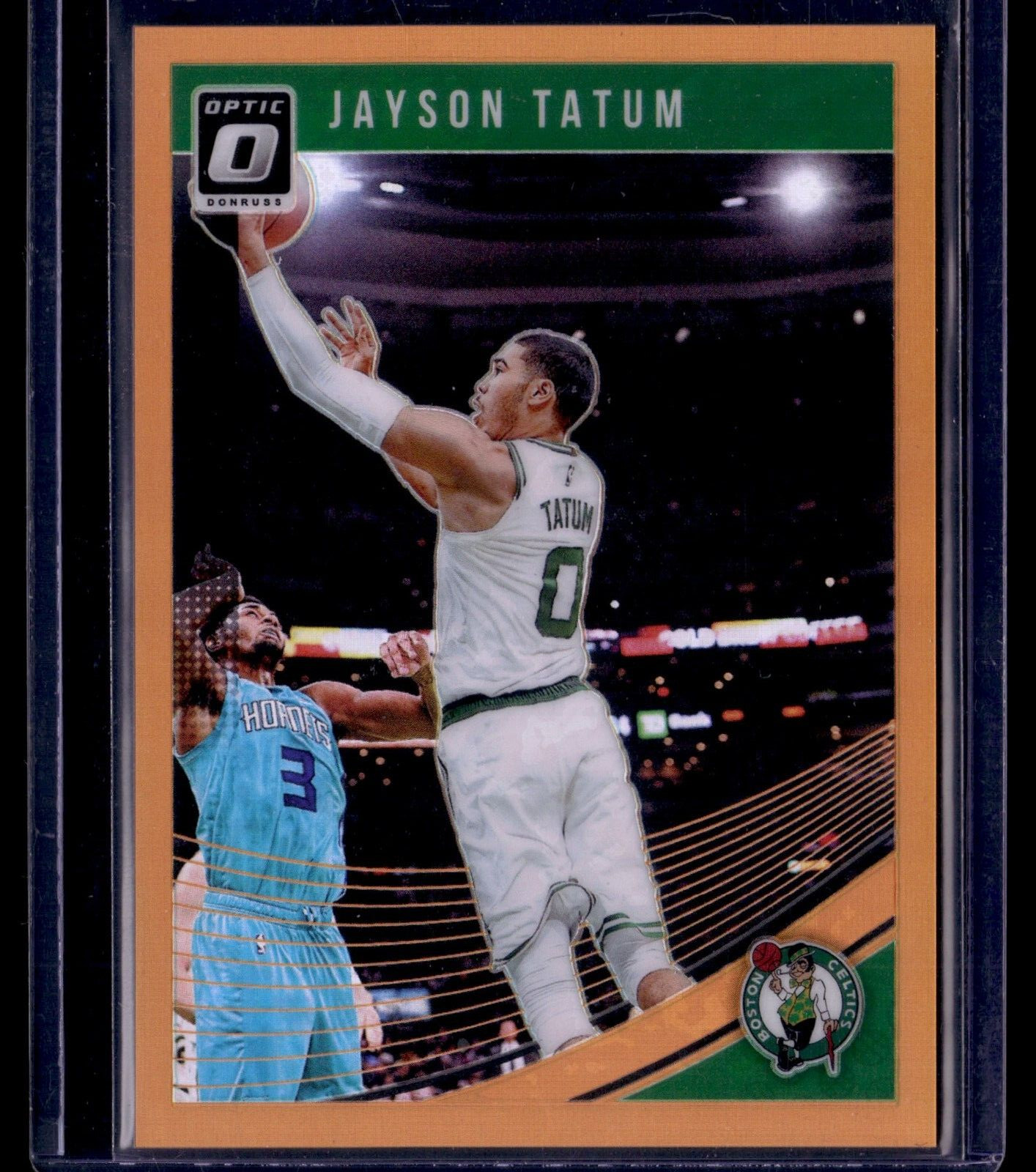 2018-19 Panini Donruss Optic Orange Prizm /199 Jayson Tatum #76