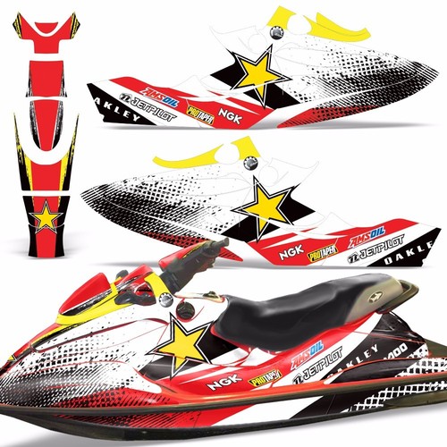Decal Graphic Kit SeaDoo Jet Ski Wrap Jetski Bombardier Parts SeaDoo