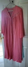 SHADOWLINE NIGHTGOWN ROBE GOWN LONG NIGHTSHIRT L LARGE