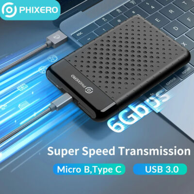2.5'' SATA USB 3.0 Hard Drive Disk HDD SSD Enclosure External Laptop Case Adapter