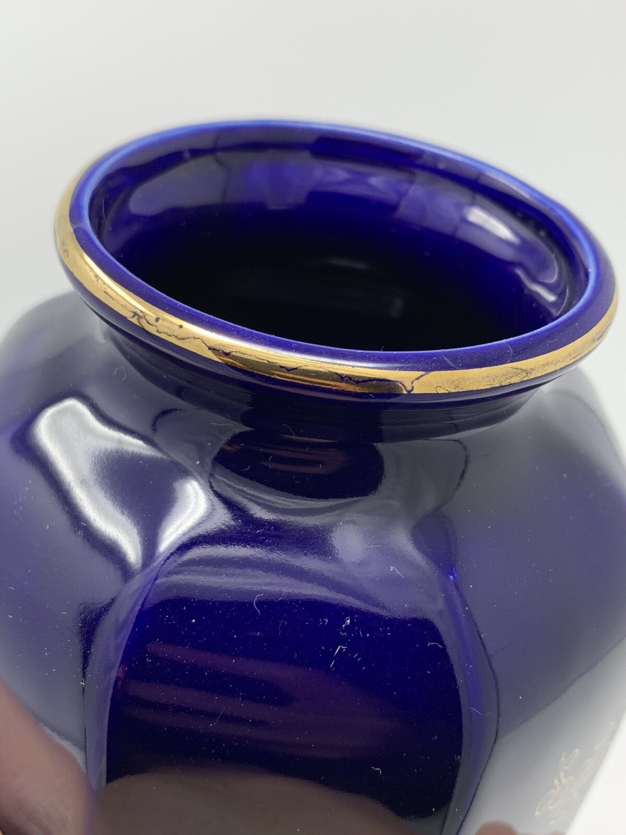 Designed Himark Giftware Cobalt Blue Cherry Blossom & Bird