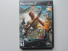 Medal Of Honor Rising Sun - Playstation 2 PS2 -With Case + Manual- Tested! VG!45