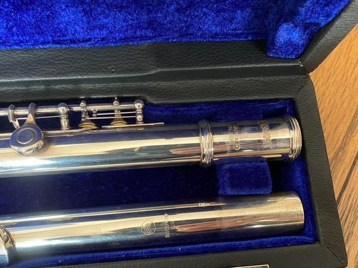YAMAHA YFL-311 Flute Head Tube Silver with Hard Case Cover
