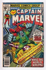 Captain Marvel #52 (1977) Marvel Comics, Newsstand Edition