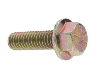 Smooth Flange Bolt 3/8-16 UNC, 1-1/4'' Length Under Head, Fully Threaded - 100 PK