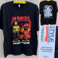Metallica San Francisco Chase Center 2019 T-Shirt L