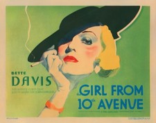 Bette Davis – The Girl from 10th Avenue - 1935 Art Print - Classic, Glamour