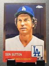 2022 Topps Chrome Platinum #408 Don Sutton DODGERS HOF baseball card⚾️NM/MT