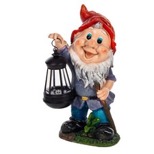 BIRENDY DEKO Gartenzwerg Gartenwichtel LED Gartendeko Gartenfigur versch.Modelle